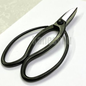 画像1: 手打ち 大久保ハサミ(植木鋏)18cm (1)