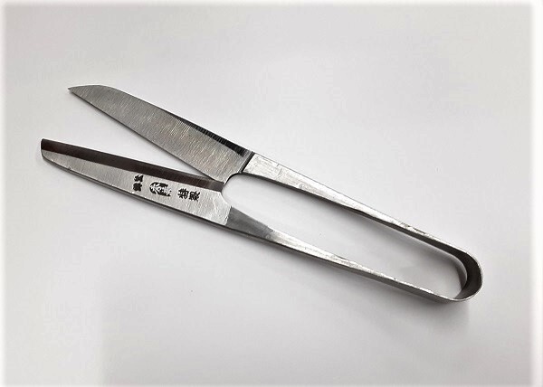 糸切鋏 紋三郎 大型 150ミリ パープル 【昭和の匠が生み出した